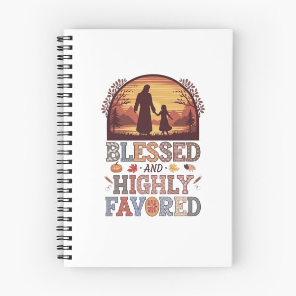 Item preview, "HIGHLY FAVORED". Blessed and highly favored.Highly favored scripture designed and sold by Obinne.