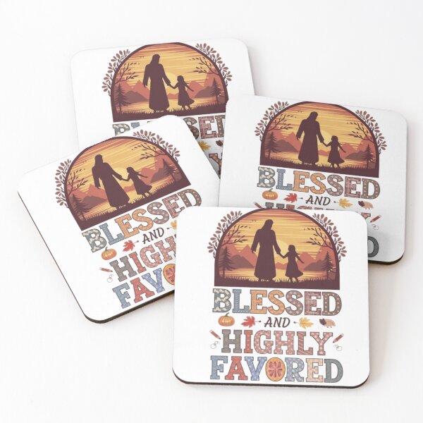 Item preview, "HIGHLY FAVORED". Blessed and highly favored.Highly favored scripture designed and sold by Obinne.