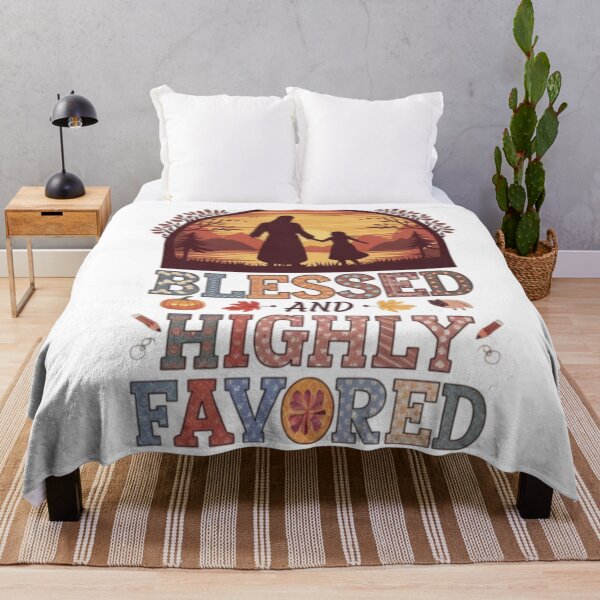 Item preview, "HIGHLY FAVORED". Blessed and highly favored.Highly favored scripture designed and sold by Obinne.