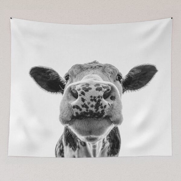 Item preview,  Black and White Cow Print designed and sold by Chantelle Flores.
