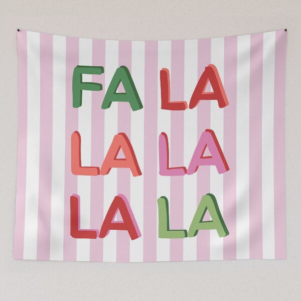 Item preview, Fa La La - Christmas Typography designed and sold by vivdesign.