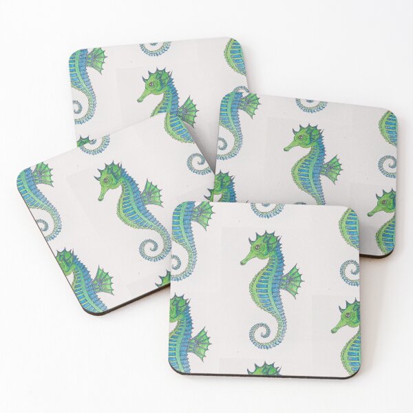 Item preview, Beautiful Seahorse, in metallic pencil designed and sold by Resonators.