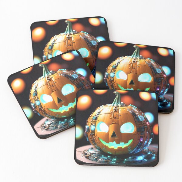 Item preview, microchip pumpkin 2024 tileartwork designed and sold by tileartwork.