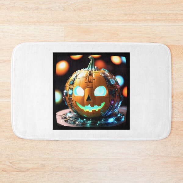 Item preview, microchip pumpkin 2024 tileartwork designed and sold by tileartwork.