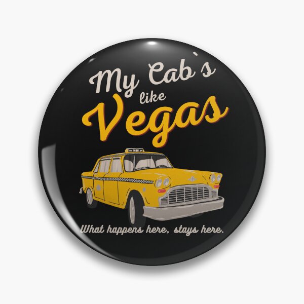 Item preview, My Cab`s  Like Vegas. Retro Cab Driver Humor designed and sold by Anniko Art Studio.