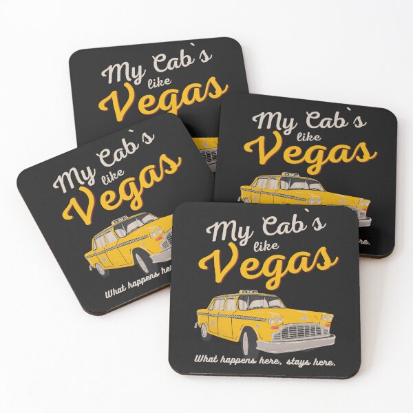 Item preview, My Cab`s  Like Vegas. Retro Cab Driver Humor designed and sold by Anniko Art Studio.