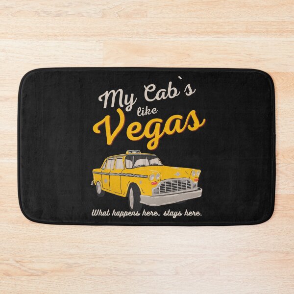 Item preview, My Cab`s  Like Vegas. Retro Cab Driver Humor designed and sold by Anniko Art Studio.