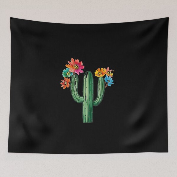 Item preview, Impresión artística de cactus en acuarela: vibrante floración del desierto designed and sold by products4urduke.