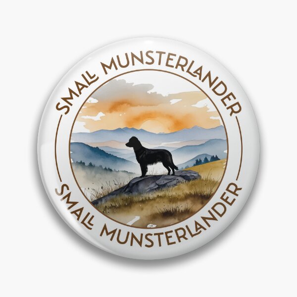 Item preview, small munsterlander - heidewachtel- kleine munsterlander- watercolor silhouette designed and sold by designkb.