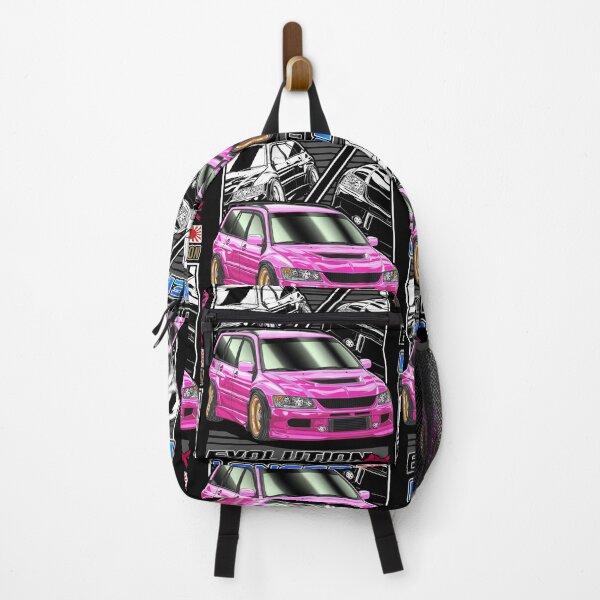 Item preview, Pink Mitsubishi Lancer Evo9 Wagon Comic Style designed and sold by JDM Guyvit.