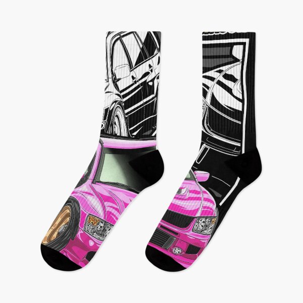 Item preview, Pink Mitsubishi Lancer Evo9 Wagon Comic Style designed and sold by JDM Guyvit.
