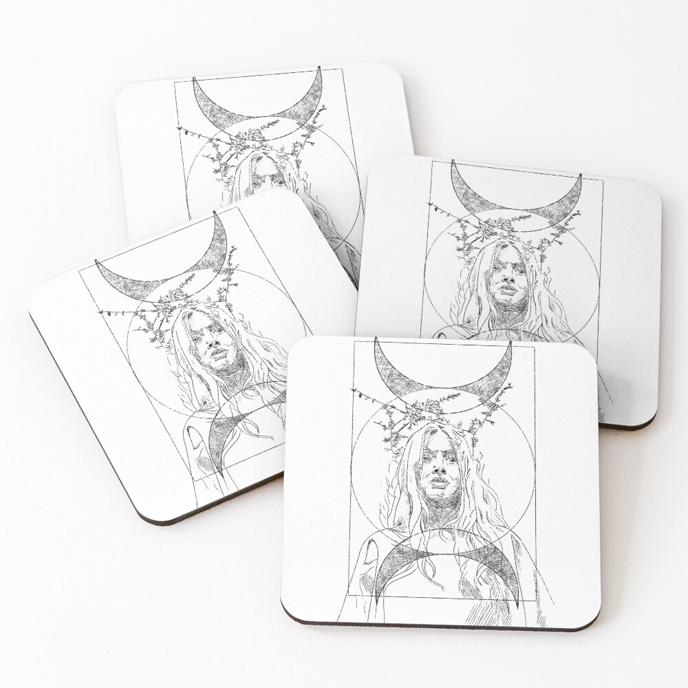 Item preview, Coasters (Set of 4) designed and sold by OneCrowLeft.