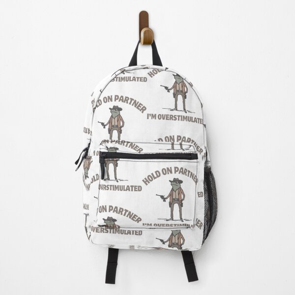 Item preview, Hold On Partner I'm Overstimulated Cowboy Frog Funny 2024 designed and sold by LoveMingle.