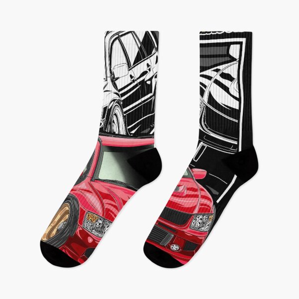 Item preview, Red Mitsubishi Lancer Evo9 Wagon Comic Style designed and sold by JDM Guyvit.