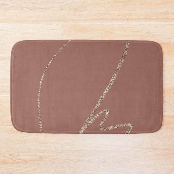Item preview, Brown background with Gold abstract glitter watercolor designed and sold by Chantelle Flores.