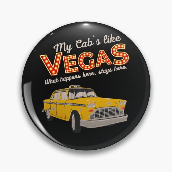 Item preview, My Cab`s like Vegas. Funny Retro Style. designed and sold by Anniko Art Studio.