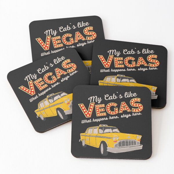 Item preview, My Cab`s like Vegas. Funny Retro Style. designed and sold by Anniko Art Studio.