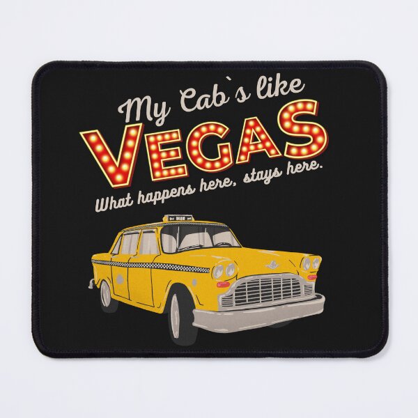 Item preview, My Cab`s like Vegas. Funny Retro Style. designed and sold by Anniko Art Studio.