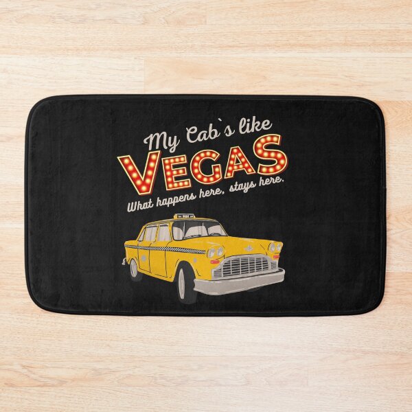 Item preview, My Cab`s like Vegas. Funny Retro Style. designed and sold by Anniko Art Studio.