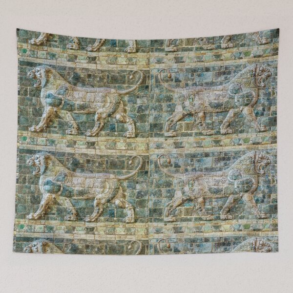Item preview, Persian Lions Left and Right designed and sold by Weston  Westmoreland.