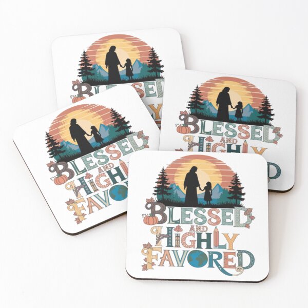 Item preview, Highly blessed. Blessed and highly favored bible quote  designed and sold by Obinne.
