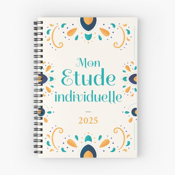 Item preview, "Personal Study 2025" notebook (french) designed and sold by LiliGalerie.