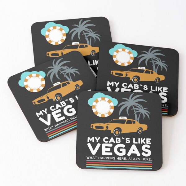 Item preview, My Cab`s Like Vegas. Funny Taxi Driver Retro Style designed and sold by Anniko Art Studio.