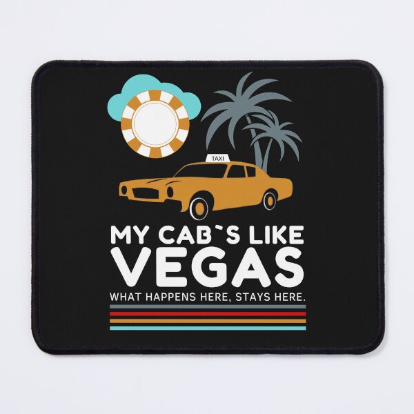 Item preview, My Cab`s Like Vegas. Funny Taxi Driver Retro Style designed and sold by Anniko Art Studio.