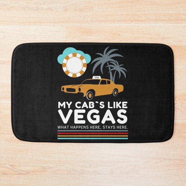 Item preview, My Cab`s Like Vegas. Funny Taxi Driver Retro Style designed and sold by Anniko Art Studio.