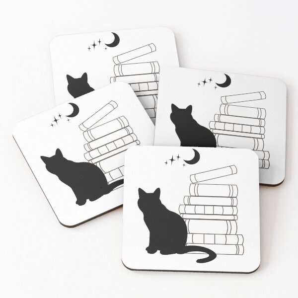 Item preview, Cats and books and Halloween  designed and sold by SCcreative14.