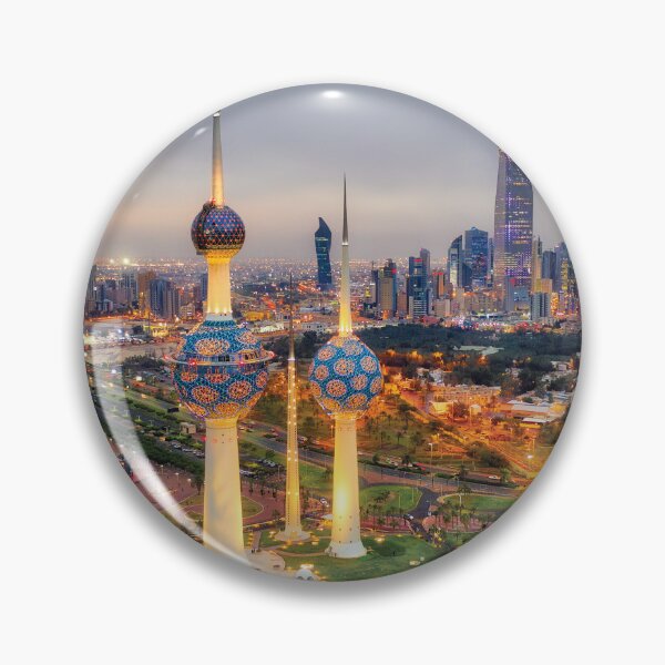 Item preview, Kuwait Tower City Skyline designed and sold by skalihm.