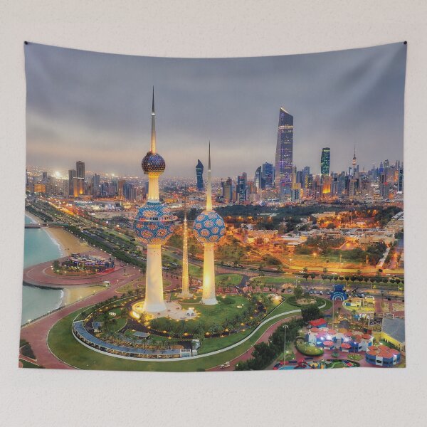 Item preview, Kuwait Tower City Skyline designed and sold by skalihm.
