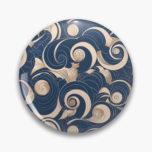 Item preview, Minimalist Swirling Storm: Clean and Dynamic Design designed and sold by Windy-market.