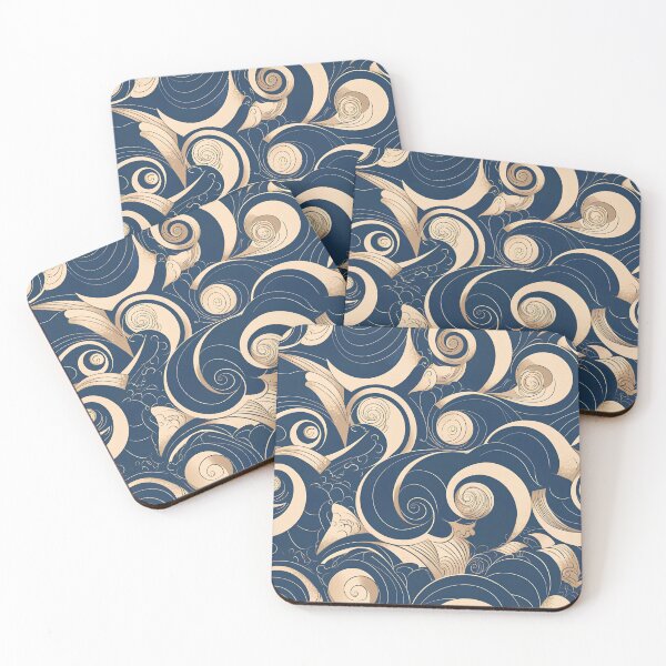 Item preview, Minimalist Swirling Storm: Clean and Dynamic Design designed and sold by Windy-market.