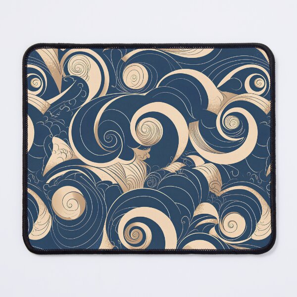 Item preview, Minimalist Swirling Storm: Clean and Dynamic Design designed and sold by Windy-market.