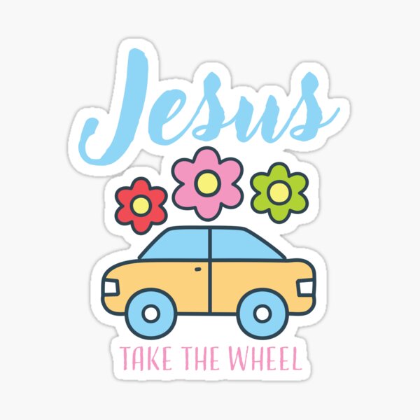 Item preview, Jesus Take The Wheel  designed and sold by CrossCrafted.