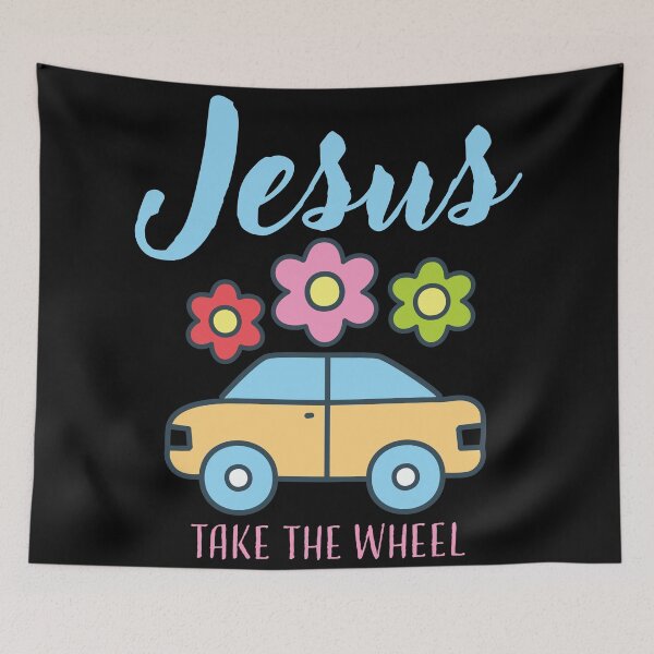 Item preview, Jesus Take The Wheel  designed and sold by CrossCrafted.