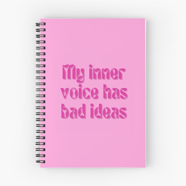 Item preview, My inner voice has bad ideas. designed and sold by FuryHive.