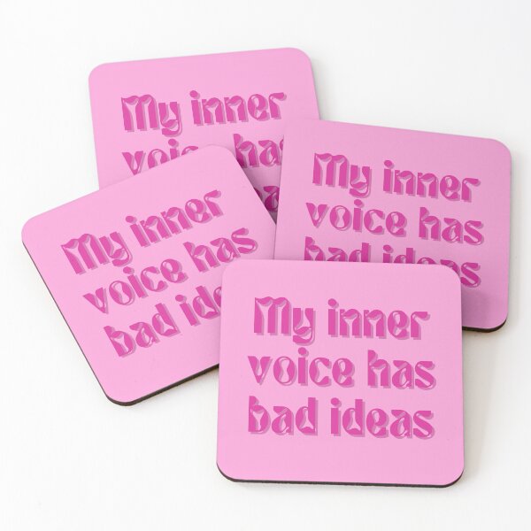 Item preview, My inner voice has bad ideas. designed and sold by FuryHive.