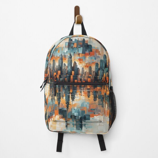 Item preview, CITYSCAPE GEOMETRIC MINIMALIST AUTUMN COLORS designed and sold by INNERHARMONY2.