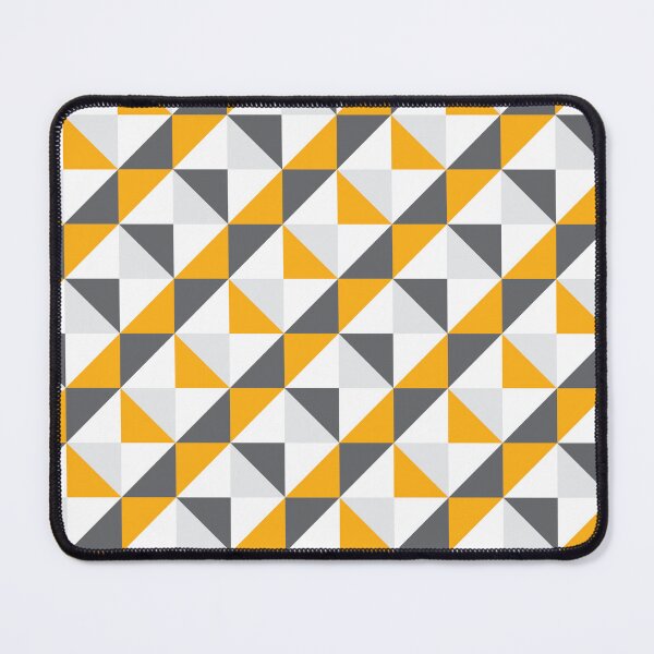 Item preview, Yellow and Grey geometric pattern designed and sold by RuthB-Design.