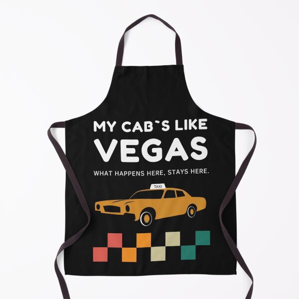 Item preview, My Cab`s Like Vegas. What Happens Here, Stays Here. Vegas Cab Humor Retro Taxi Driver designed and sold by Anniko Art Studio.