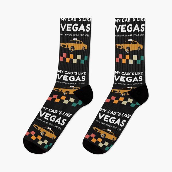 Item preview, My Cab`s Like Vegas. What Happens Here, Stays Here. Vegas Cab Humor Retro Taxi Driver designed and sold by Anniko Art Studio.