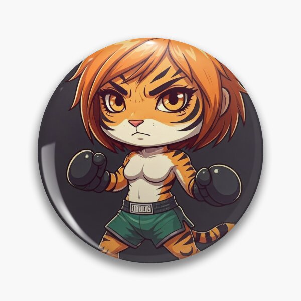 Item preview, Fierce Feline Fighter designed and sold by ZenOfAIarts.