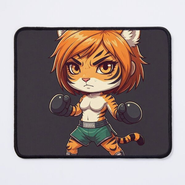Item preview, Fierce Feline Fighter designed and sold by ZenOfAIarts.