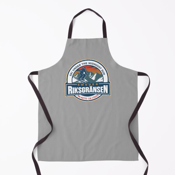 Item preview, Riksgransen Sweden Skiing Arctic Circle Riksgränsen Sticker T-Shirt 01 designed and sold by OuterShellUK.