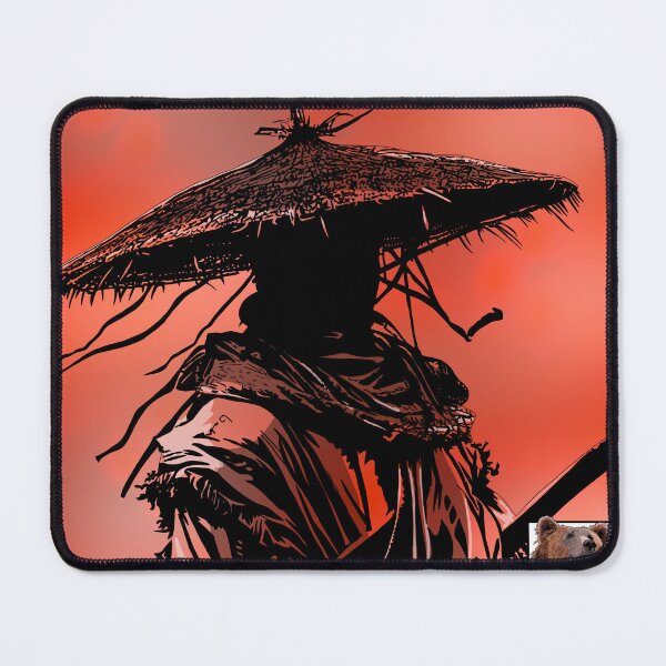 Item preview, The Silent Samurai Silhouette at Dusk designed and sold by GrizzlyCollective.