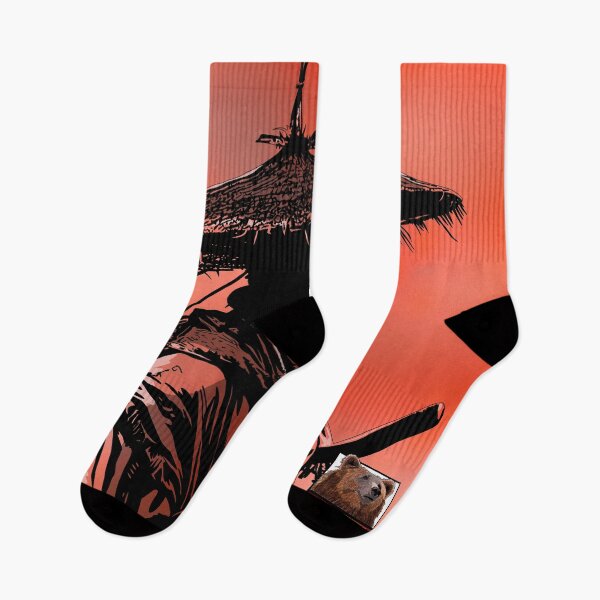 Item preview, The Silent Samurai Silhouette at Dusk designed and sold by GrizzlyCollective.