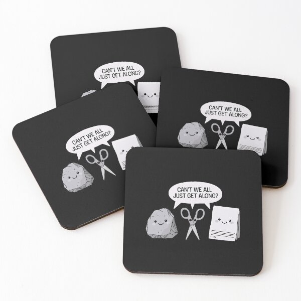 Item preview, Cute Humor Rock Paper Scissors Funny Conflict Peace Design designed and sold by w1ckerman.