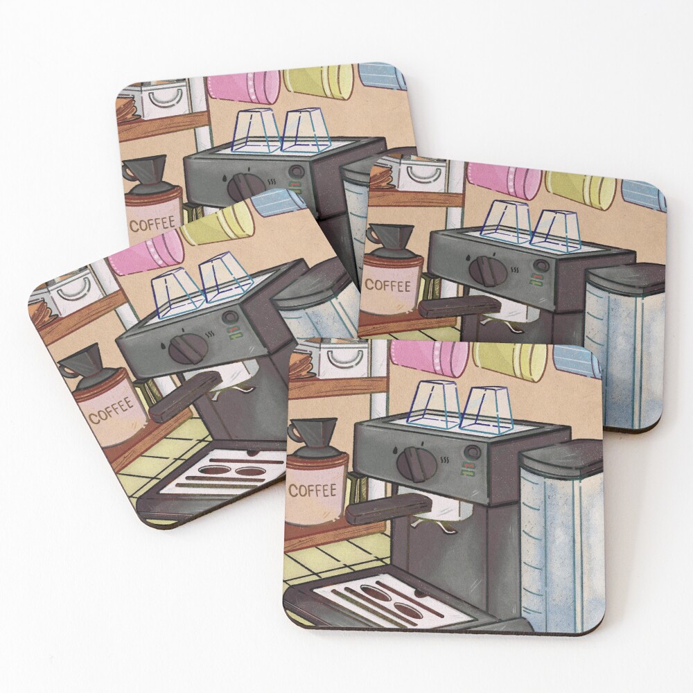 Item preview, Coasters (Set of 4) designed and sold by Strudelbee.